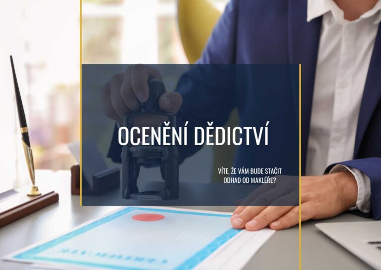 ODHAD CENY PRO PRODEJ I PRO DĚDICTVÍ?