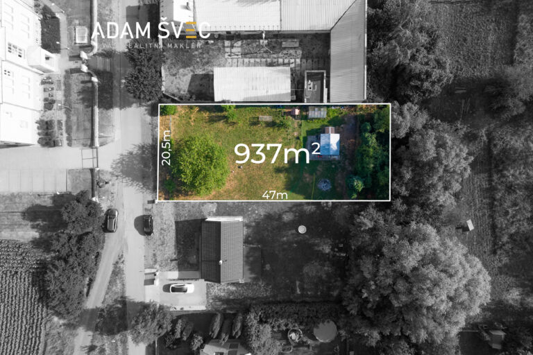 STAVEBNÍ POZEMEK, 937 m², TRŠICE